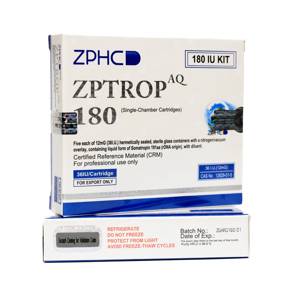 ZPTROP 180 IU  (AQ Cartridges ONLY) 