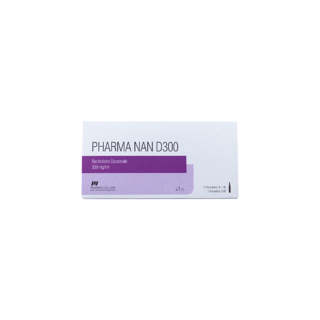 [001010018] PHARMA NAN D 300  - Nandrolone Decanoate  - 300 MG/ML - 10 X 1 ML AMPULE - Pharmacom LABS