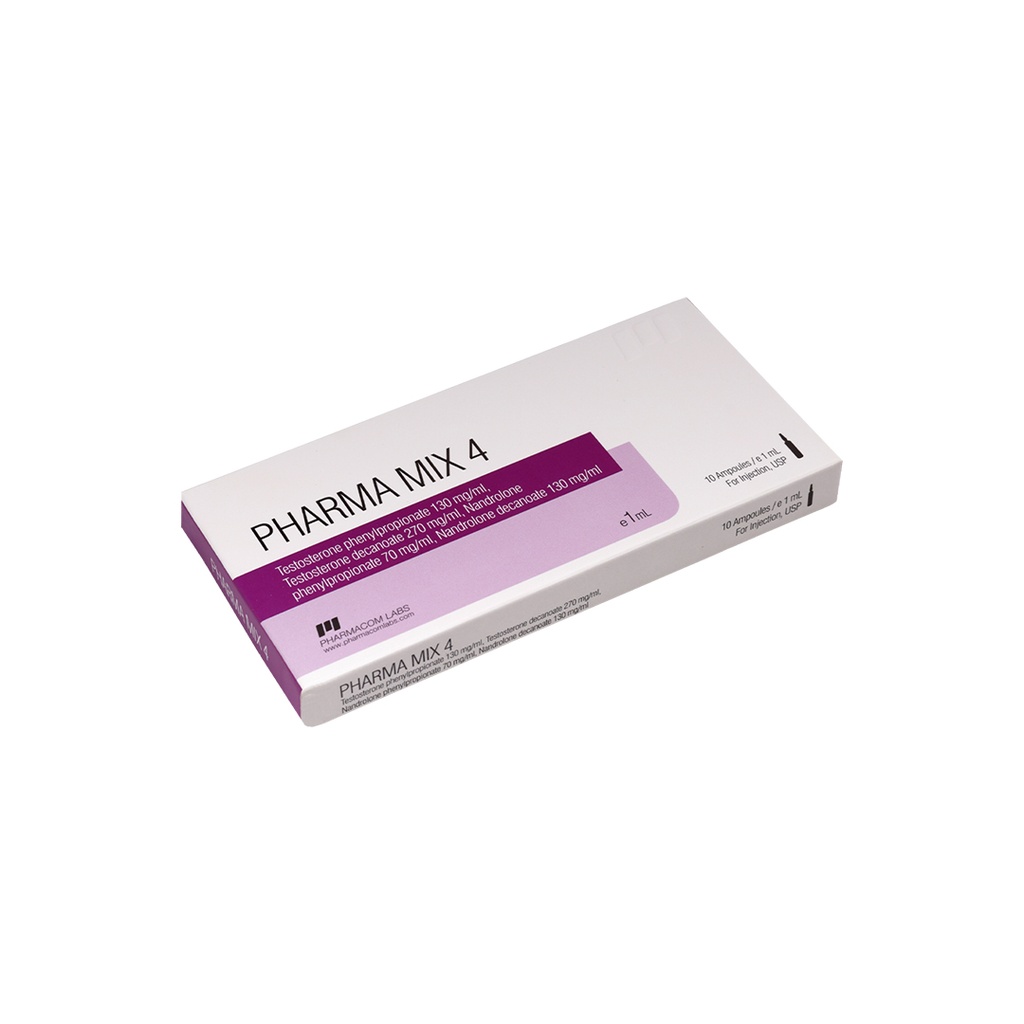 [001010057] PHARMA MIX4 600 - MIX OF TEST E TEST PH NAN D. NAN PH  - 600 MG/ML - 10 X 1 ML AMPULE - Pharmacom LABS