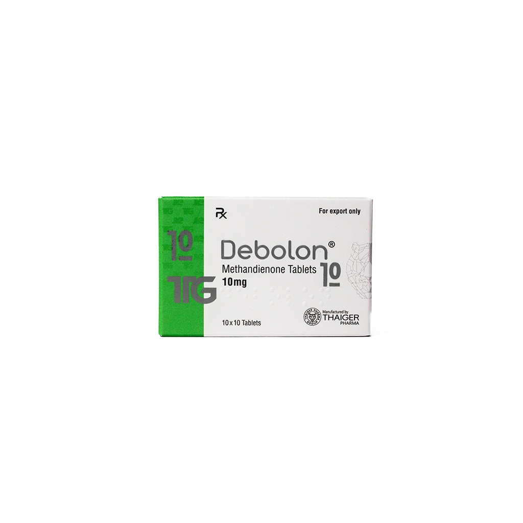 [003140026] Debolon 10 - Methandienone - 100 Tablets Blisters Box  - Thaiger Pharma