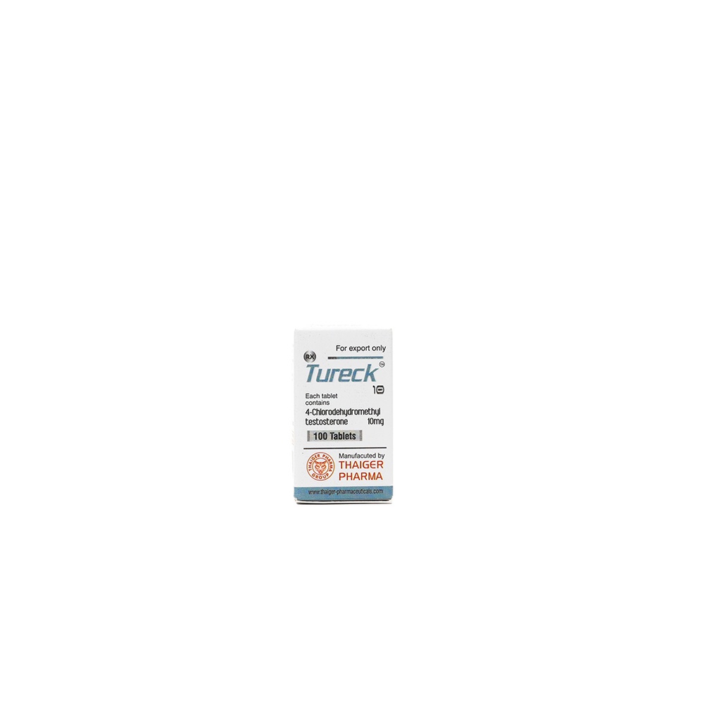 [003140030] Tureck   - 4-Chlorodehydromethyltestosterone - 100 Tablets Blisters Box  - Thaiger Pharma