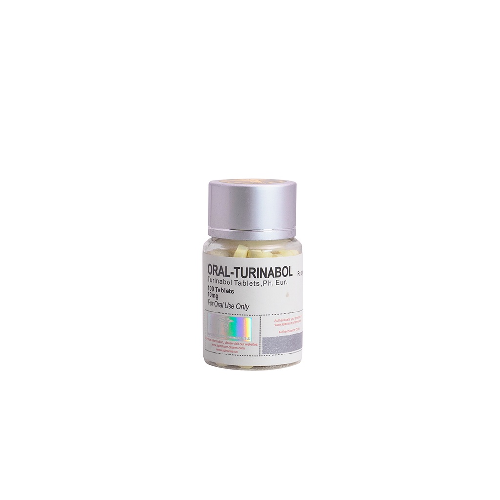 [004140041] TURINABOL - Chlorodehydromethyteststerone - 10 MG / pill  - 100 Tablets Bottle - Spectrum PHARMA