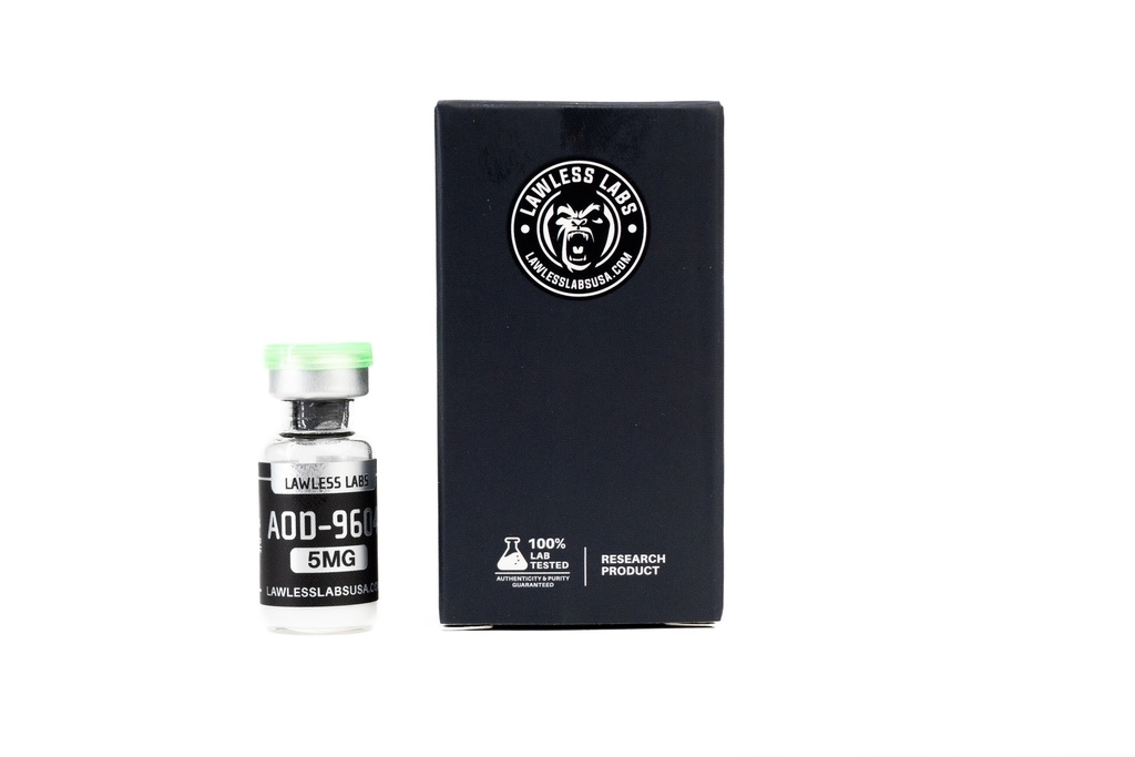 [015110016] AOD-9604  - (2-8 C) - 5 MG / VIAL - 1 VIAL - LAWLESS LABS