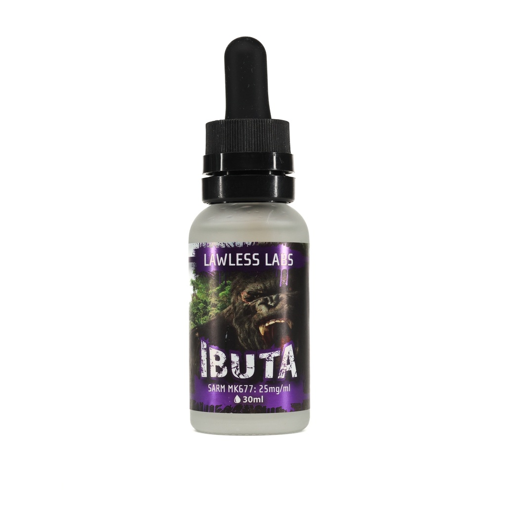 [015040029] IBUTA -HGH  - MK677 Liquid - 25 MG / ML - 30 ML Bottle - LAWLESS LABS