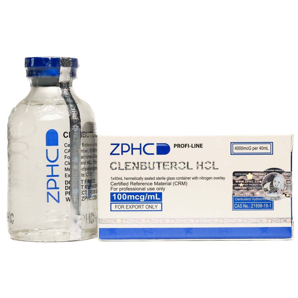 [002050135] Clenbuterole INJection  - 100 MCG / VIAL - 40 ML VIAL - ZPHC PHARMA