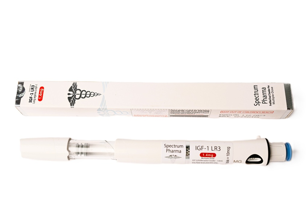 [004070053] Long arginine 3 IGF-1 - IGF-1LR3 pen (2-8 C) - 1.4 MG \ Pen - Dual chamber cartridge 1.3 ML PEN - Spectrum PHARMA