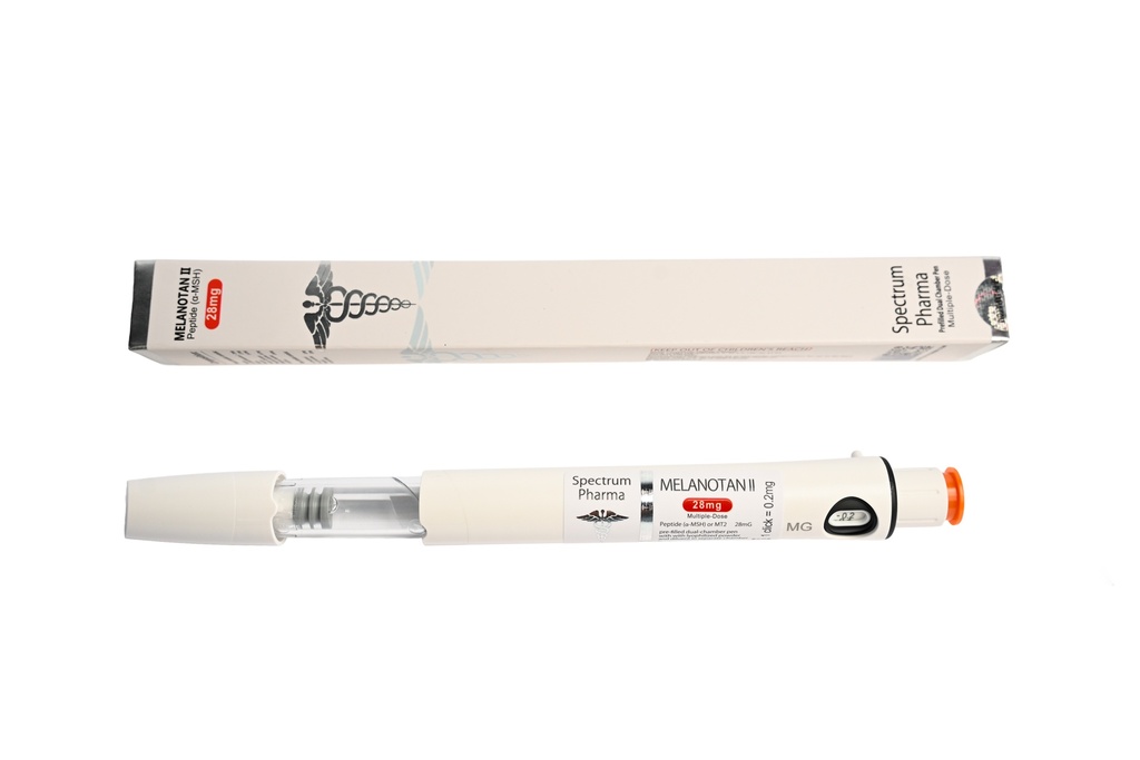 [004070055] Melanotan 2  - MT2 Pen (2-8 C) - 28 MG / Pen - Dual chamber cartridge 1.3 ML PEN - Spectrum PHARMA