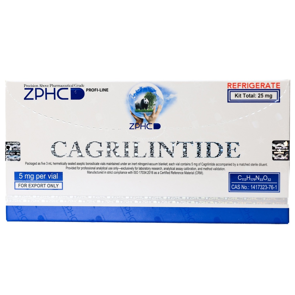[002070155] Cagrilintide 25mg - (2-8 C) - 5 MG / VIAL - 5 VIALS - ZPHC PHARMA