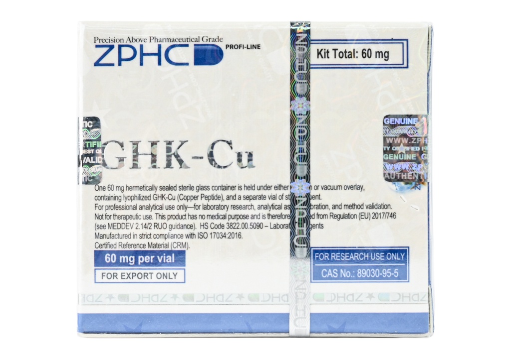[002070172] GHK-Cu 60mg  - (2-8 C) - 60 MG / VIAL - 1 VIAL - ZPHC PHARMA