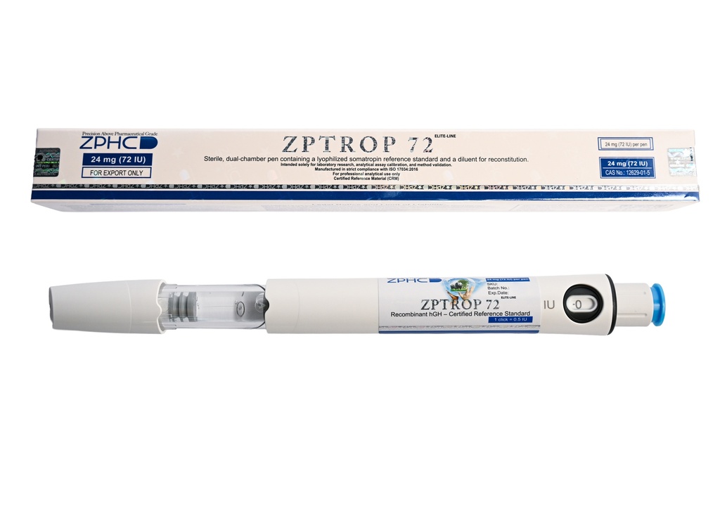 [002060215] ZPTROP 72 IU (AQ) - Somatropin Pen (2-8 C) - 72 IU / PEN - Dual chamber cartridge 1.3 ML PEN - ZPHC PHARMA